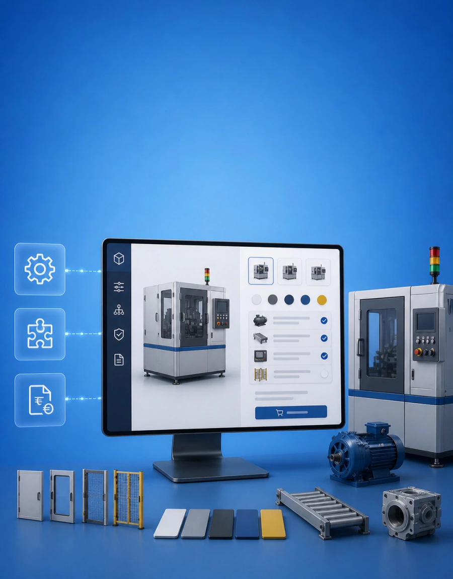 Configuratore industriale per macchinari e attrezzature